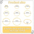 PH PandaHall 240 pcs 8 Sizes 10/12/14/16/18/20/22/25mm Round Open Back Bezel Charms Pendants Hollow Frame Pendant for Resin Earring Bracelet Penda...