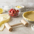 Mrs. Anderson’s Baking Double Dough Roller, Includes 4.125 and 2.375-Inch Wide Cylinders, Rubberwood...