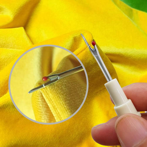 2PCS Seam Rippers, Sharp Sewing Seam Thread Remover Stitch Unpicker with Ergonomic Handles for Needle Work Patterns and Sewing Clothes...