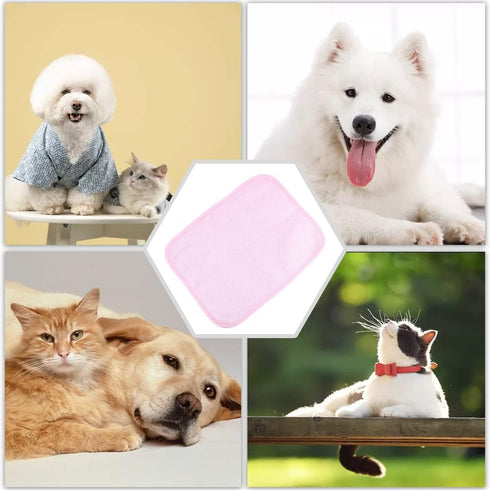Dog Cooling Mat Foldable Pet Self Cooling Mat Breathable Cat Cooling Pad for Cat Dog Summer Sleeping...