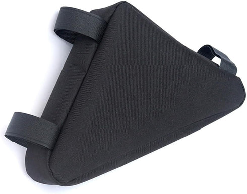 Kisangel Bicycle Triangle Bag Small Bike Bag Storage Black Bike Frame Bag Bike Front Frame Bag for Multi-function Vessel Tools...