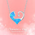 EVER FAITH 925 Sterling Silver Choker Necklace Dainty Tiny Opal Round/Heart Pendant Necklace Jewelry Gift for Women...