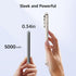 Ultra-Thin Magnetic Power Bank 5000mAh, 0.3in Magsafe Battery Pack Wireless Portable Power Bank Magnetic Charger for iPhone 15/15 Plus/15 Pro/15 P...