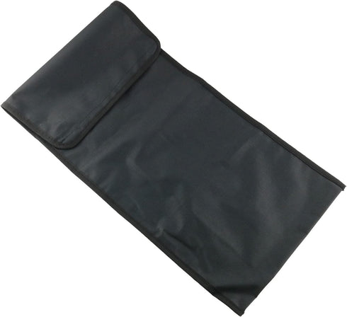 BBQ Tool Storage Bag Barbecue Hardware Tools Holder Pouch Camping Picnic Pouch for Camping Backyard Barbecue 18.5x9.6 Inch, Black...