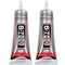 B7000 Jewelry Glue for Jewelry Making, FITTDYHE 2PCS 50ML/1.69 fl oz Clear Glue Rhinestone Clear Glue Fabric glue, Multipurpose Super Adhesive B-7...