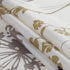 Cream Fabric Shower Curtain,Silhouette Flower Polyester Fabric,Waterproof Floral Leaves Shower Curtain,Plants Printed Shower Curtains for Bathroom...