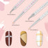 Makartt Double-Ended Nail Art Brushes Set, 5PCS Nail Design Brushes Dotting Pen Multifunctional Nail Design Tools Kit Including Nail Liner Brush a...