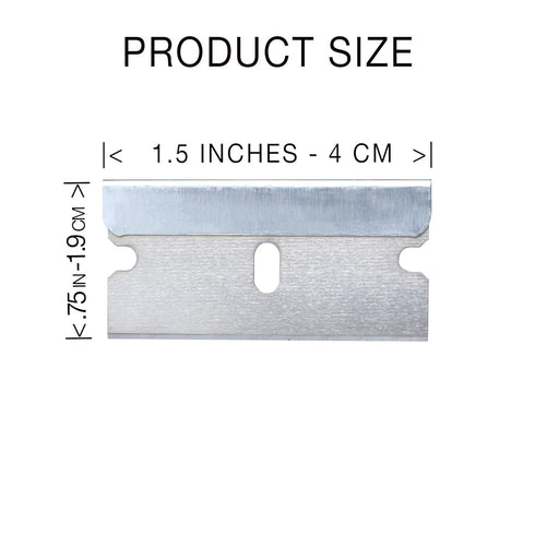 Single Edge Razor Blades - Two 10 Packs - 20 Blades - Heavy Duty SK5 Steel Utility Razor Blade Replacement in Convenient Storage Box...