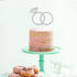 Diamond Ring Cake Topper - Engagement - Wedding - Bridal Shower - Valentine Party Decoration...