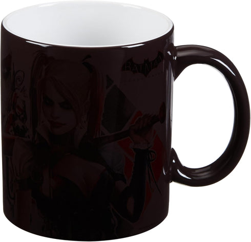 Morphing Mugs Batman Arkham Knight (Harley Quinn) Ceramic Mug, Black...