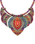 RUITASA African Jewelry, African Beaded Necklaces, Ethnic Style Necklace Pendant, African Beaded Necklaces for Women Fashion Jewelry...