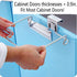 Large Stainless Steel Trash Bag Holder for Kitchen Cabinets Doors and Cupboards, Under Sink Bag Holder, Garbage Bag Holder, Waste Can, Kitchen Tra...