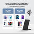 TALK WORKS Wireless Charger Compatible w/iPhone 15/15 Pro/15 Pro Max, 14/14 Plus/14 Pro/14 Pro Max, 13/Mini/Pro/Max, 12/Mini/Pro/Max-Fast 15W Qi C...