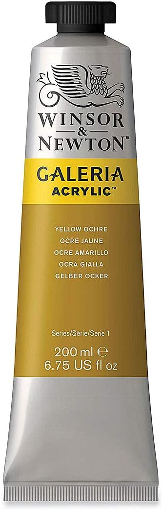 Winsor & Newton Galeria Acrylic Color, 200ml (6.75-oz) Tube, Yellow Ochre...