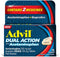 Advil Dual Action Coated Caplets with Acetaminophen, 250 Mg Ibuprofen and 500 Mg Acetaminophen Per Dose (2 Dose Equivalent) for 8 Hour Pain Relief...