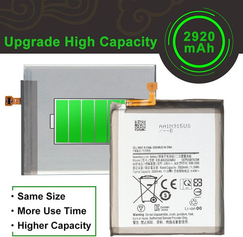 WUHAO for Samsung Galaxy A10e Battery EB-BA202ABU Replacement Battery Upgraded for Galaxy A10e A102U SM-A102U/A20e SM-A202F/DS/A20e Dual SIM SM-A2...