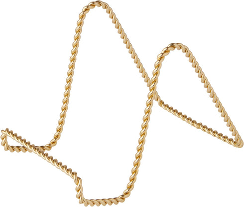 Bard's Twisted Gold-toned Wire Easel Stand, 4" H x 3.5" W x 5.5" D, Pack of 2...