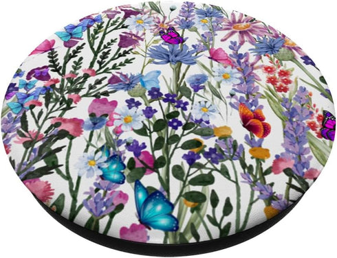 Phone Grip Butterfly & Wild Flower PopSockets Standard PopGrip...