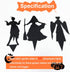 PIAOLGYI Halloween Decor Sanderson Sisters Garden Stakes,Outdoor Halloween Decor,Halloween Party Decoration Trick or Treat Party Supplies(11" Tall...