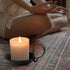 Matte Black Iron Pillar Candle Holder, with Handle, Simple Industrial Style ?Table Centerpiece Decoration....