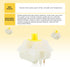 Gateron Milky Yellow Pro switches Keyboard switches pre lubed for Mechanical Keyboard(90PCS)...