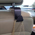 Ginsco Car Seat Headrest Hook, 4 Pack Heavy Duty ABS Auto Seat Hook Hanger Storage Organizer for Purse Coat Handbag Umbrellas, Car Accessories Uni...