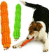 Orange Pet Dog Chew Toy,Rubber Stick Puppy Chewy Toy for Aggressive Chewer, Teeth Cleaning and Slowing Feeding Toy for Dogs Chew Toys Pet Supplies...