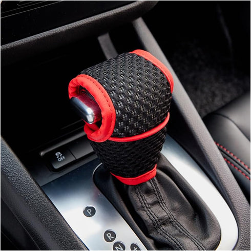 Car Gear Shift Knob Cover, Automotive Manual Stick Shifting Handle Gear Shift Knob Protector, Vehicle Decoration Accessories Universal for SUV, Tr...