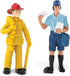 Safari Ltd. People TOOB - 7 Everyday Heroes Figurines of Construction Worker, Policeman, Mailman, Pilot, Chef, Fireman, and Veterinarian - Fun Edu...
