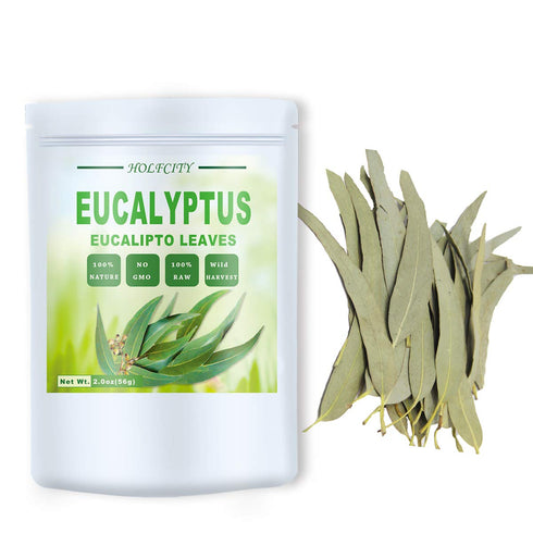 Whole Eucalyptus Leaves, Natural Eucalyptus Herb Leaves, 114g (4.0 oz)...