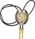 HUABOLA CALYN Bolo Tie for Men- Golden Initial Letter ABCDMJR to Z Western Cowboy Bolo Tie for Women...