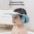 Baby Shower Cap Bathing Protection Adjustable Hair Washing Hat Silicone Bath Head Cap Visor Cap Waterproof Shampoo Cap Soft Bathing Hat for Toddle...