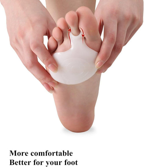 6PCS Silicone Gel Ball of Foot Cushion Arch Support Insoles Metatarsal Foot Pain Relief...