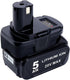 Lasica Adapter Compatible with DeWalt 20V Battery & Compatible with Milwaukee M18 Battery to Replacement for Ryobi 18-Volt ONE+ Cordless Tool Batt...