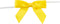 Reliant Ribbon 5171-07903-2X1 Satin Twist Tie Bows - Small Bows, 5/8 Inch X 100 Pieces, Yellow...