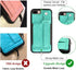 TOOVREN Upgraded iPhone 7 Plus Wallet Case, iPhone 8 Plus Wallet Case with Card Holder Perfect for Travel, Daily use, Work Aqua...