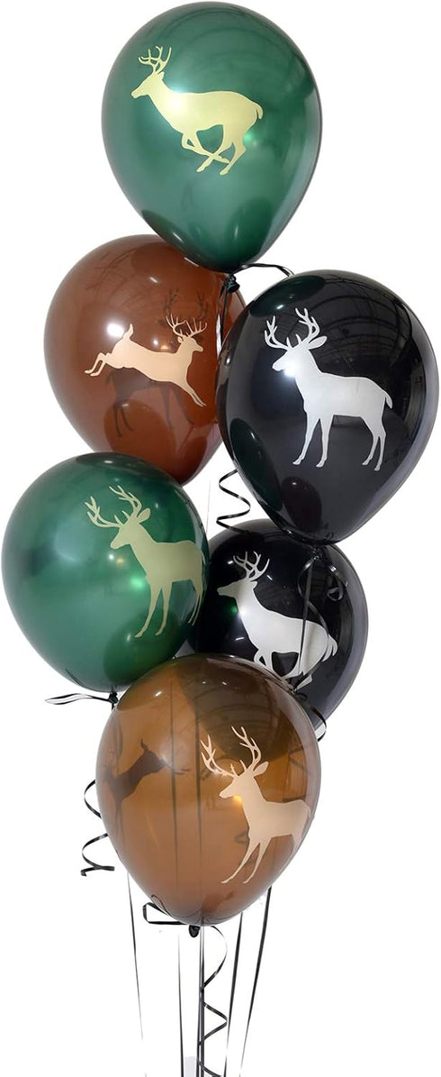 Havercamp Next Camo Party Bucks Latex Balloons | 6 Count | Great for Hunter Themed Party, Camouflage Motif, Birthday Event, Graduation Party, Fath...