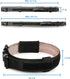 Dog Collar Tactical with Airtag Universal Holder, Pet Collar with Handle and Heavy Duty Metal Buckle for Medium and Large Dogs (L)...