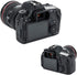 JJC 2 Types Viewfinder Eyecup Eyepiece for Canon Rebel 2000D 4000D SL3 SL2 T8i T7 T7i T6 T6i T5 T5i T4i T3i T2i T1i, Soft Long Design + Orignal Ey...
