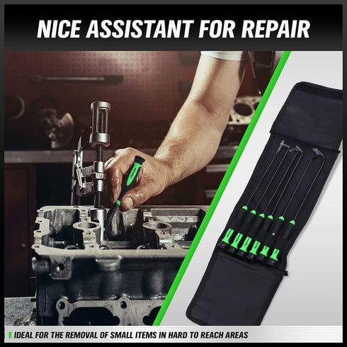 SWANLAKE Pick and Hook Set, Pick Tool Set for Car Auto Oil Seal/O-Ring Seal Gasket Mini Hooks Puller Remover (6PCS)...