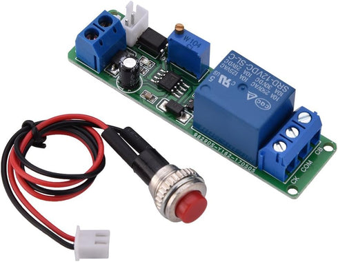 DC 12V Adjustable Timer Delay Turn Off Module Timing Relay Time Switch 1~10sec......