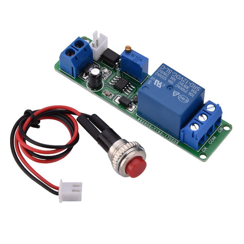 Timer Switch Module, DC 12V Adjustable Delay Timing Timer Relay ON Off Switch......
