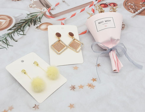 120 Set Earring Holder Cards Necklace Display Cards with 120 Pcs Self Sealing Bags and 240 Pcs Earring Backs for Earring Necklace Display(3.5 x 2....