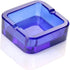 Ashtray, Crystal Glass Ashtray (blue, large)...