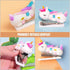 LALAFINA Stapler Cute Animal Silicone Stapler Students Hand Stapler Mini Handheld Stapler Portable Cartoon Stapler for Home Office...