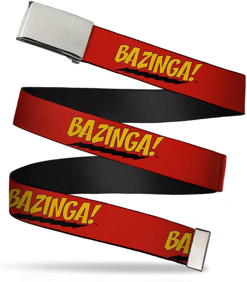 Buckle-Down Men's Web Belt The Big Bang Theory, Multicolor, 1.25" Wide-Fits up to 42" Pant Size...