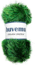 Eyelash Dazzle Fun Fur Yarn with Metallic Sparkle 100 Gram (3.53 Ounces) 120 Yards (110 Meters) (Pine Tree Green)......