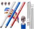 The Friendly Swede Set of 3 Fiber Tip Stylus Pens for Touch Screens, Stylus Pen for iPad, iPad Pen, iPad Stylus - Retail Packaging - Incl. 6 Lanya...