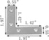 Orgrimmar 36 PCS Corner Brace Plates Metal L Shaped Flat Repair Plates Corner Brace Brackets 50mmx50mmx1mm...