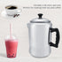 Serlium Aluminum Alloy Coffee Percolator Coffee Maker Pot Percolator Tea Kettle Stove Top Coffee Percolator with Lid for Home Outdoor...